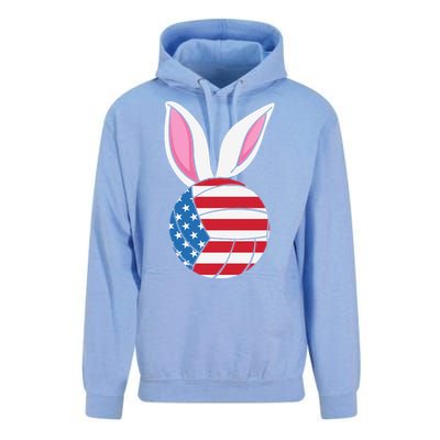 Volleyball Easter Happy Easter Day Funny Easter Ears Bunny Unisex Surf Hoodie