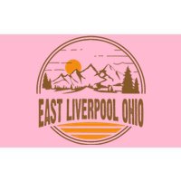 Vintage East Liverpool Ohio Mountain Hiking Souvenir Bumper Sticker