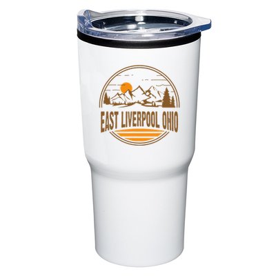 Vintage East Liverpool Ohio Mountain Hiking Souvenir Tumbler