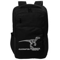 Velociraptor Equals Distanceraptor Timeraptor Impact Tech Backpack