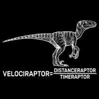Velociraptor Equals Distanceraptor Timeraptor Impact Tech Backpack