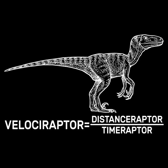 Velociraptor Equals Distanceraptor Timeraptor Impact Tech Backpack