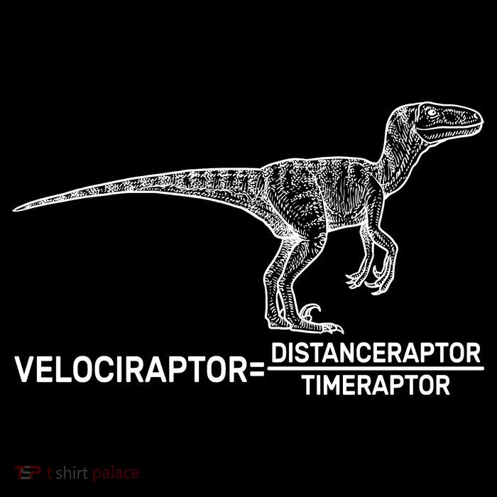 Velociraptor Equals Distanceraptor Timeraptor Daily Commute Backpack