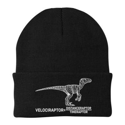 Velociraptor Equals Distanceraptor Timeraptor Beanie