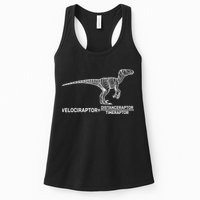 Velociraptor Equals Distanceraptor Timeraptor Womens Tank Top