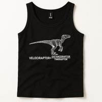 Velociraptor Equals Distanceraptor Timeraptor Tank Top