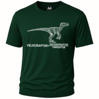 Velociraptor Equals Distanceraptor Timeraptor Performance Shirt