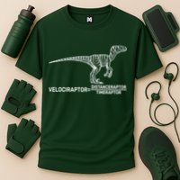 Velociraptor Equals Distanceraptor Timeraptor Performance Shirt