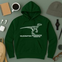 Velociraptor Equals Distanceraptor Timeraptor Hoodie