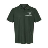 Velociraptor Equals Distanceraptor Timeraptor Softstyle Adult Sport Polo