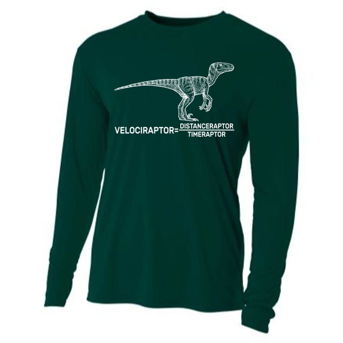 Velociraptor Equals Distanceraptor Timeraptor Cooling Performance Long Sleeve Crew