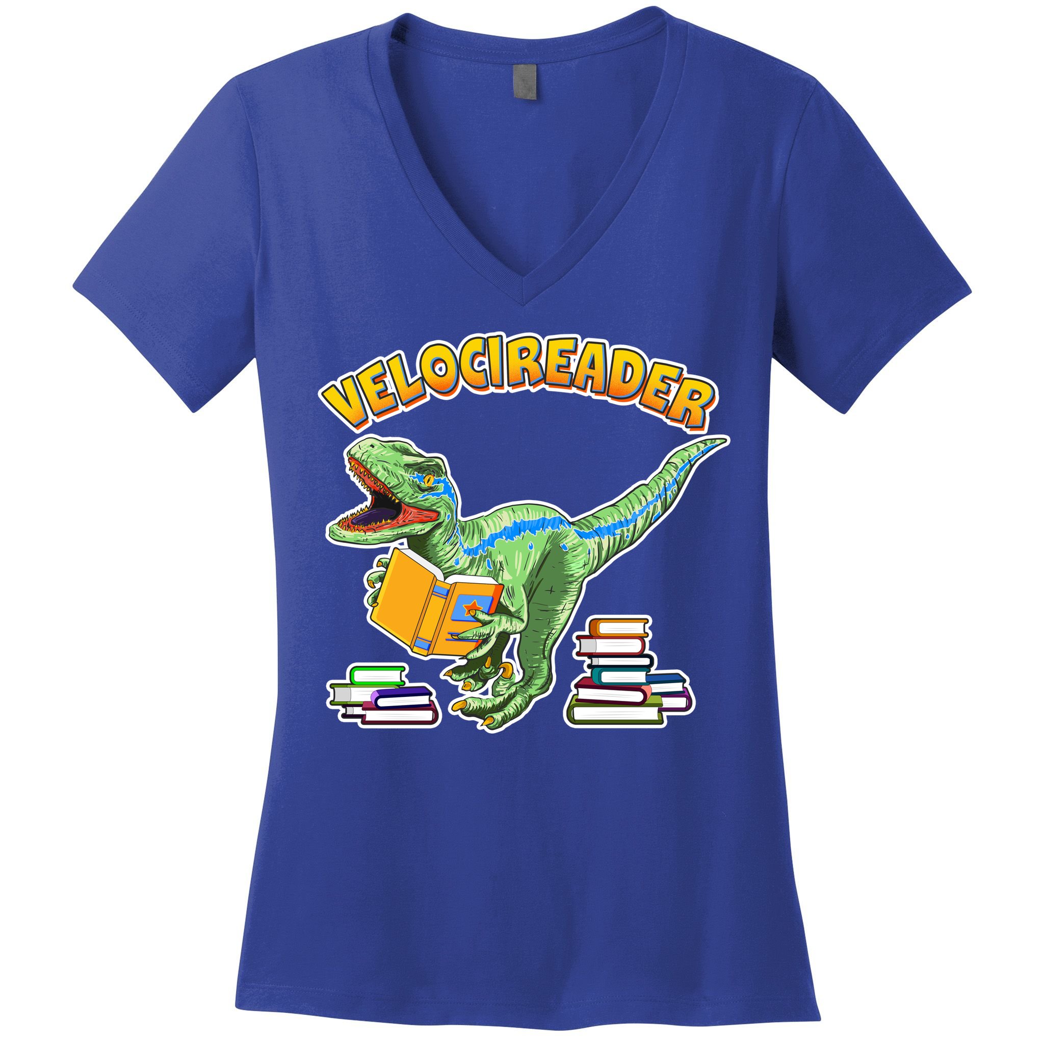 VelociReader Women's V-Neck T-Shirt