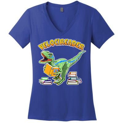 VelociReader Women's V-Neck T-Shirt