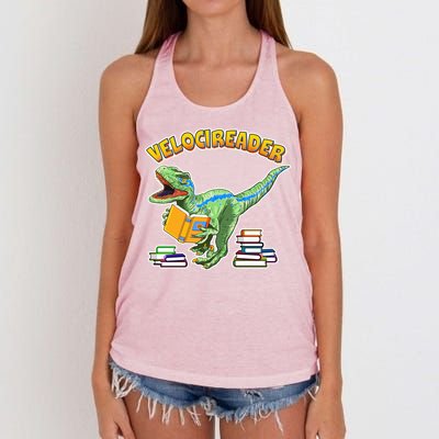 VelociReader Women's Knotted Racerback Tank