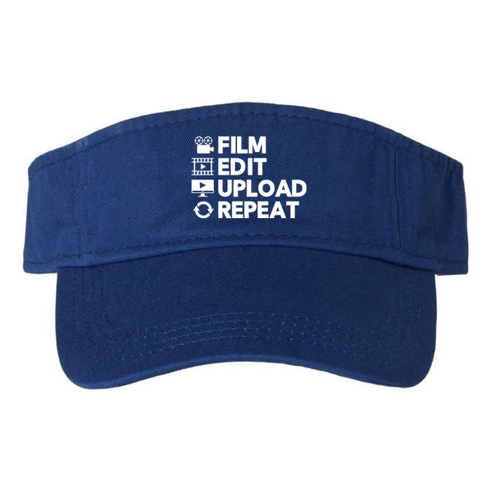 Video Editing Meaningful Gift Film Making Gift For Video Editor Valucap Bio-Washed Visor