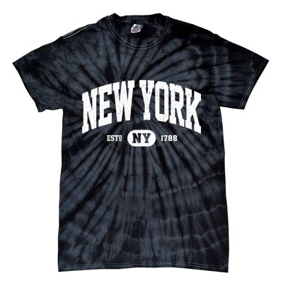 Vintage Established New York Ny Tie-Dye T-Shirt