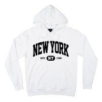 Vintage Established New York Ny Hoodie