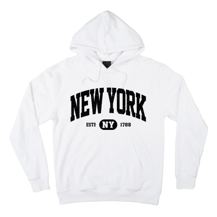 Vintage Established New York Ny Hoodie