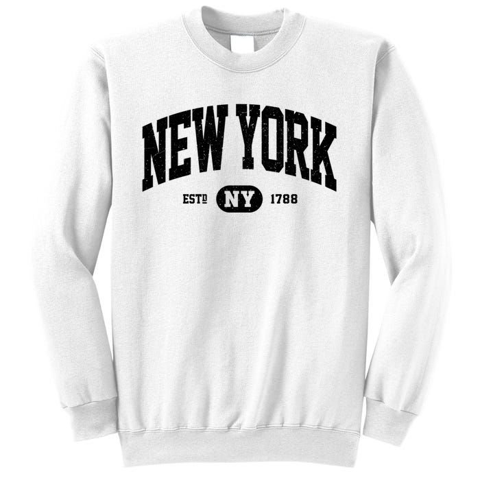 Vintage Established New York Ny Sweatshirt