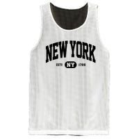 Vintage Established New York Ny Mesh Reversible Basketball Jersey Tank