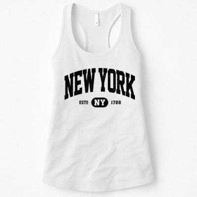 Vintage Established New York Ny Womens Tank Top