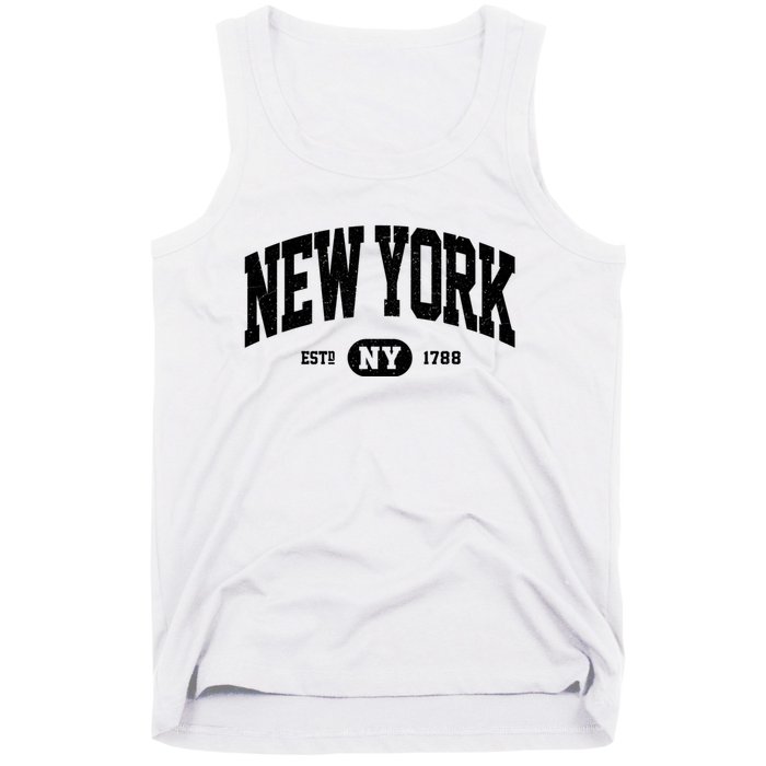 Vintage Established New York Ny Tank Top