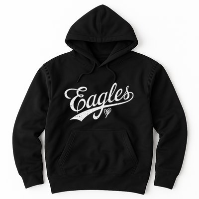 Vintage Eagles Name Retro Style Hoodie