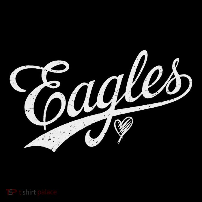 Vintage Eagles Name Retro Style Button