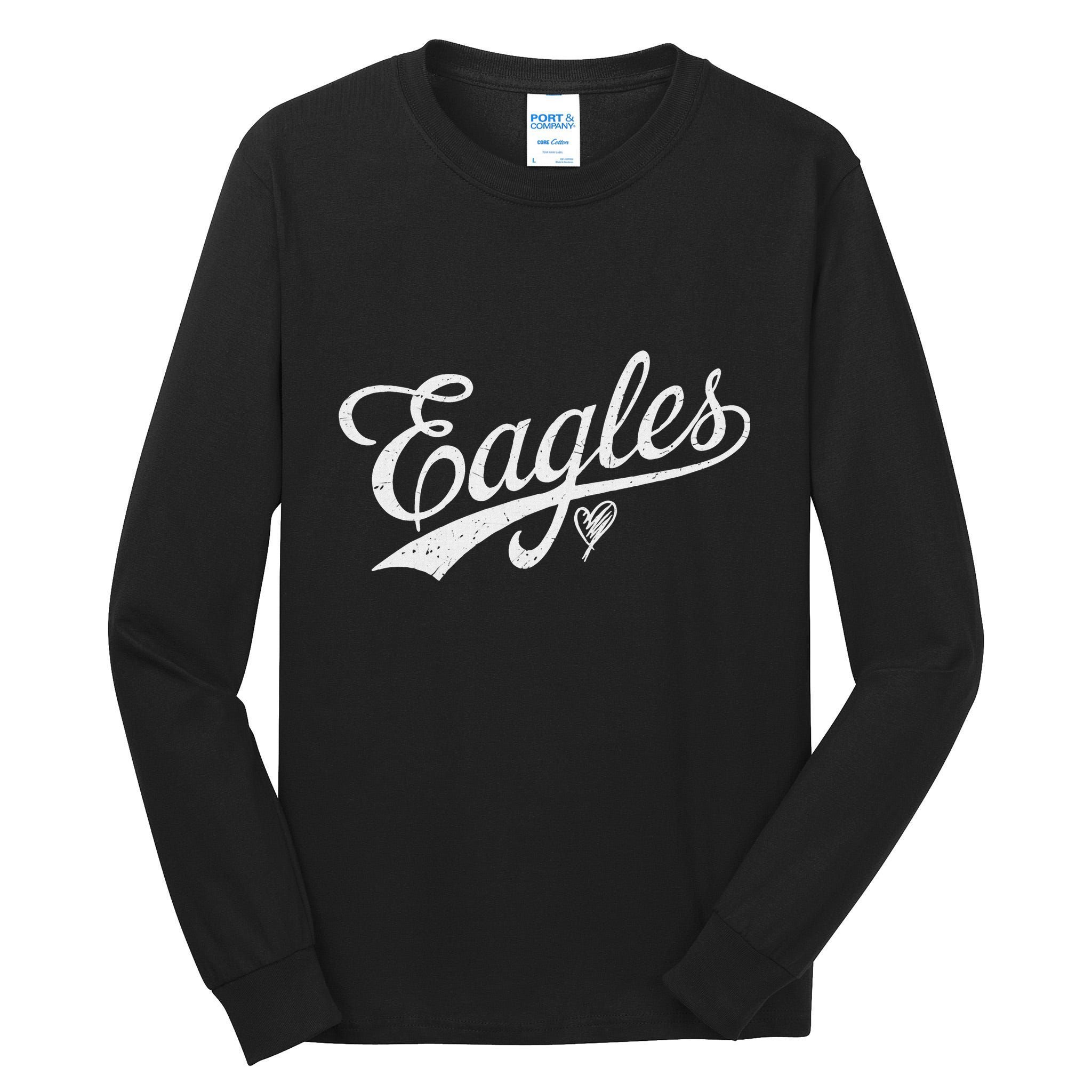 Vintage Eagles Name Retro Style Tall Long Sleeve T-Shirt