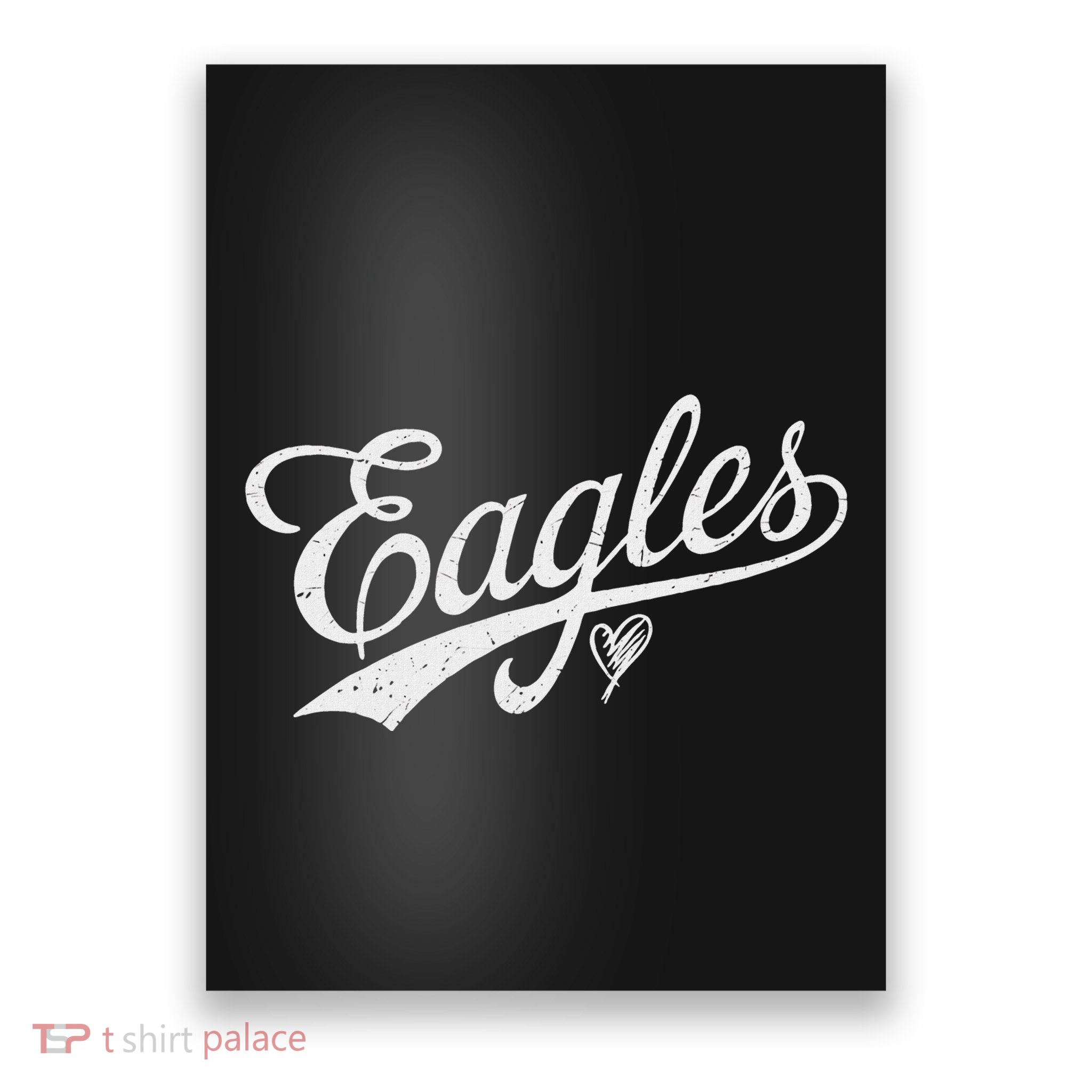 Vintage Eagles Name Retro Style Poster