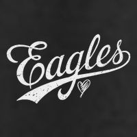 Vintage Eagles Name Retro Style Golf Towel