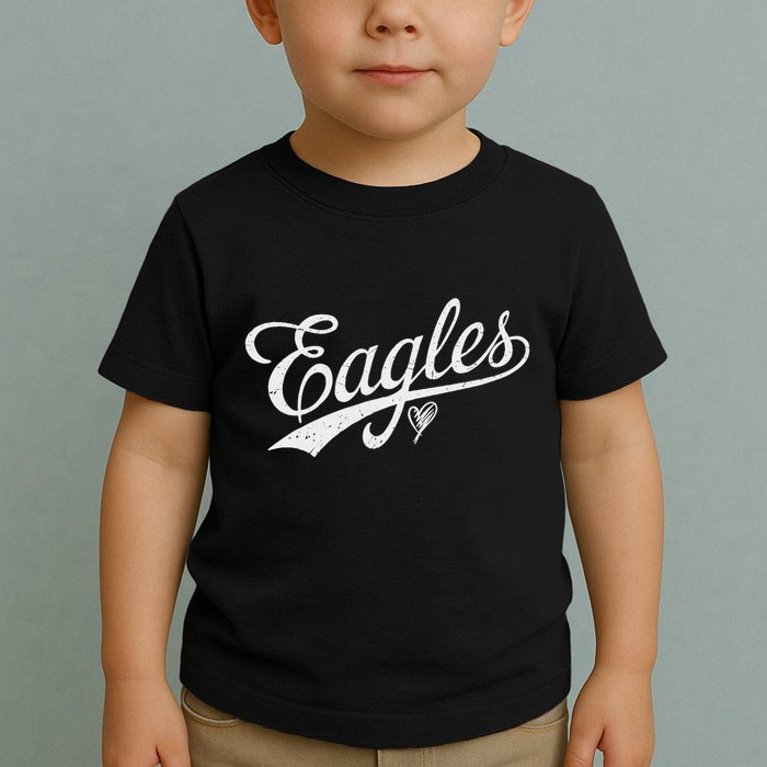 Vintage Eagles Name Retro Style Toddler T-Shirt