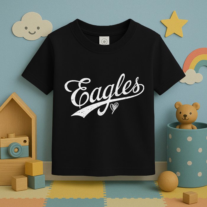 Vintage Eagles Name Retro Style Toddler T-Shirt