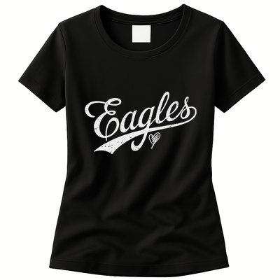 Vintage Eagles Name Retro Style Womens T-Shirt