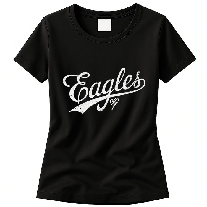Vintage Eagles Name Retro Style Womens T-Shirt