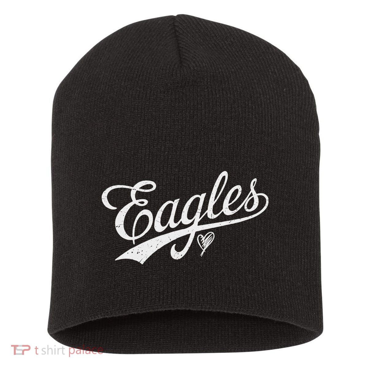 Vintage Eagles Name Retro Style Short Acrylic Beanie