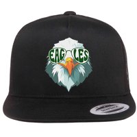 Vintage Eagles Name Retro Style Classic Flat Bill Trucker Hat