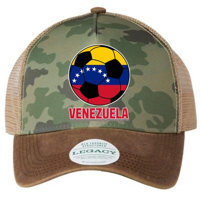Venezuela Flag Soccer Jersey Legacy Tie Dye Trucker Hat