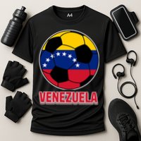 Venezuela Flag Soccer Jersey Cooling Performance Crew T-Shirt