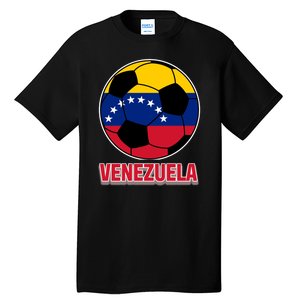 Venezuela Flag Soccer Jersey Tall T-Shirt