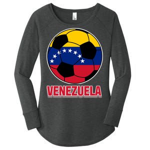 Venezuela Flag Soccer Jersey Women's Perfect Tri Tunic Long Sleeve Shirt