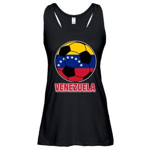 Venezuela Flag Soccer Jersey Ladies Essential Flowy Tank