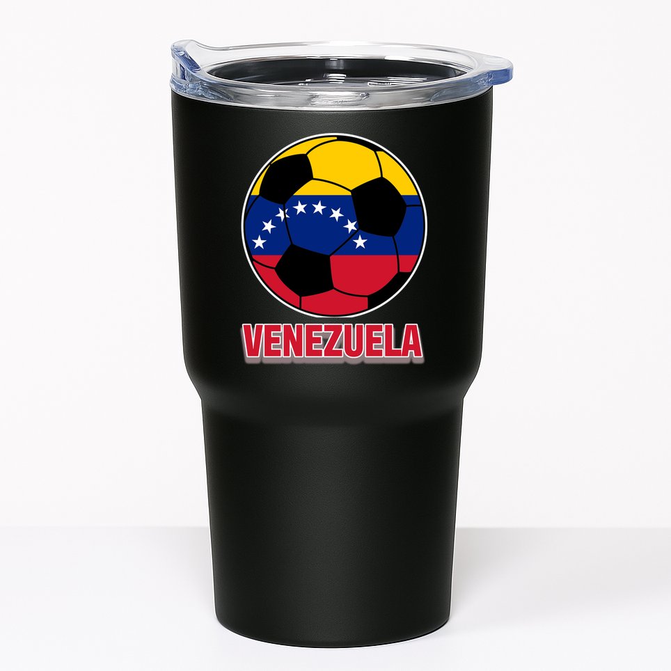 Venezuela Flag Soccer Jersey Tumbler