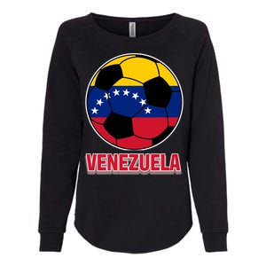 Venezuela Flag Soccer Jersey Womens California Wash Sweatshirt