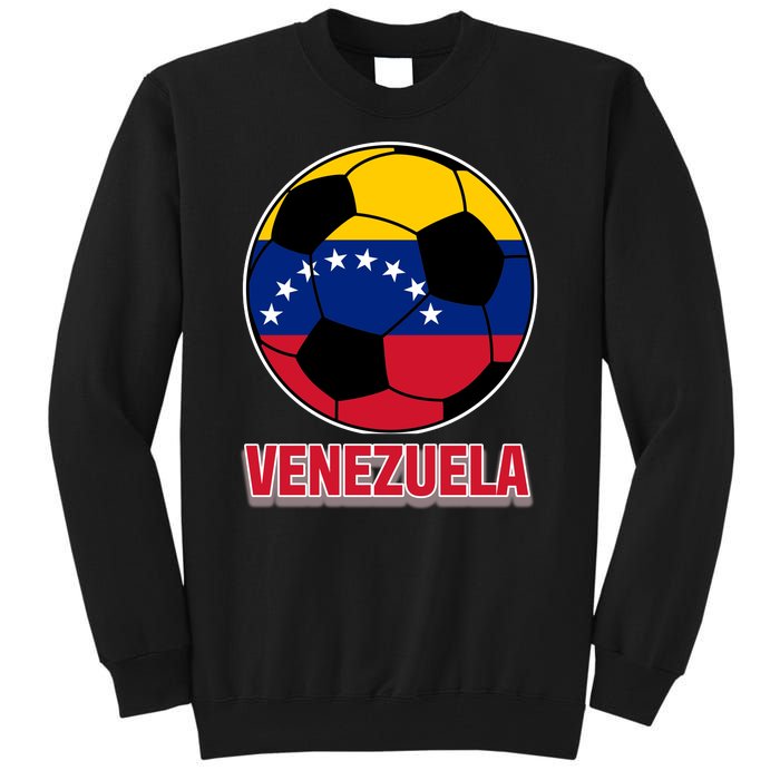 Venezuela Flag Soccer Jersey Tall Sweatshirt