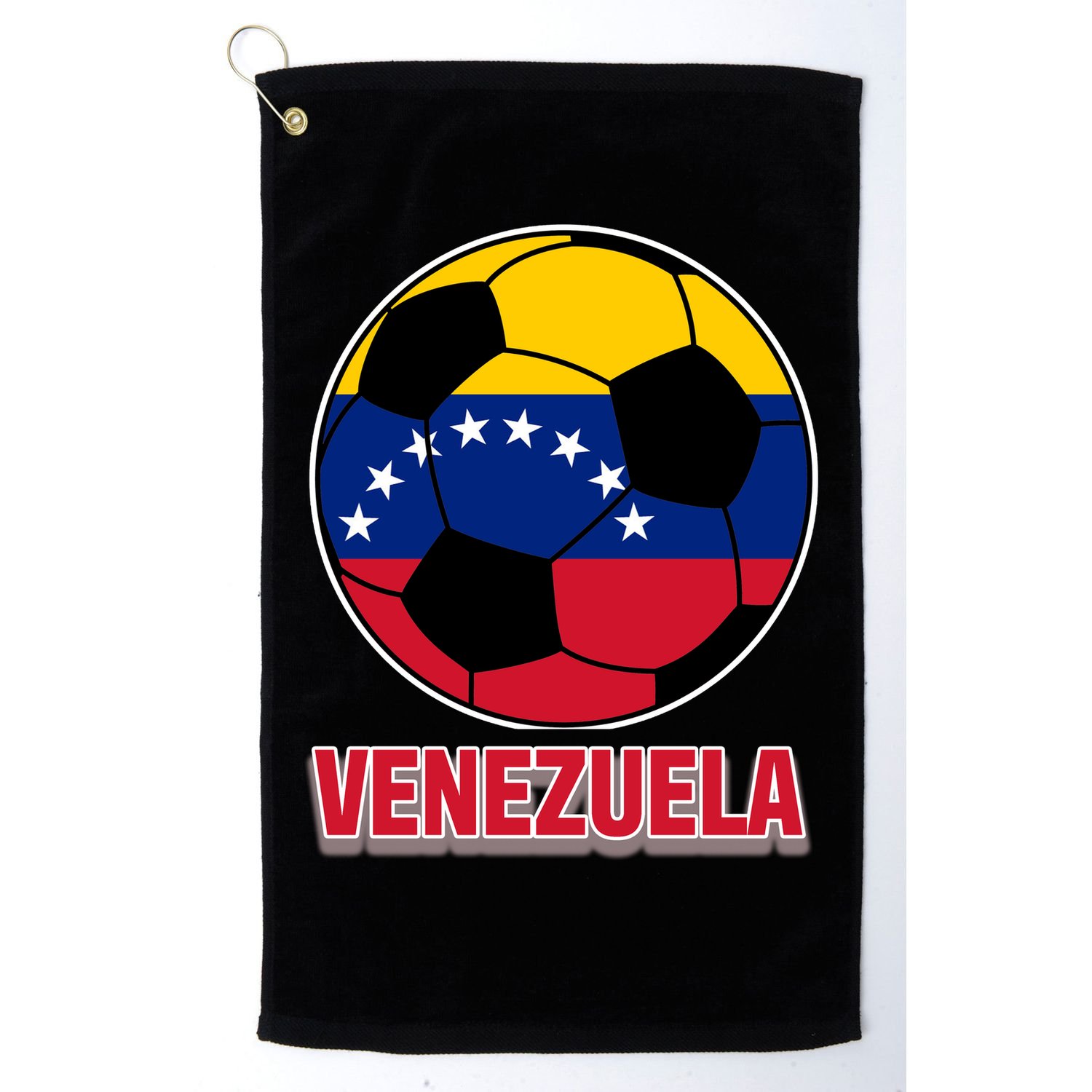 Venezuela Flag Soccer Jersey Golf Towel