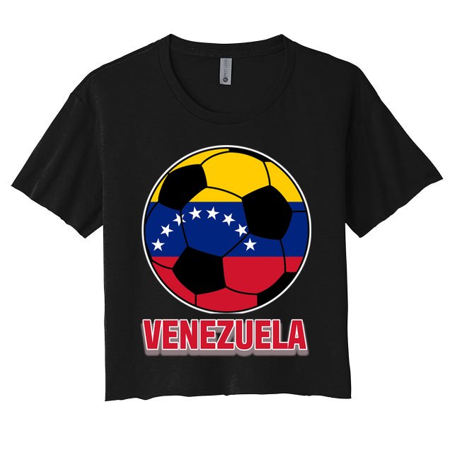 Venezuela Flag Soccer Jersey Crop Top