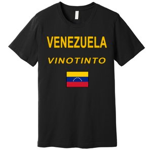 Venezuela Vinotinto Seven Stars Flag Premium T-Shirt