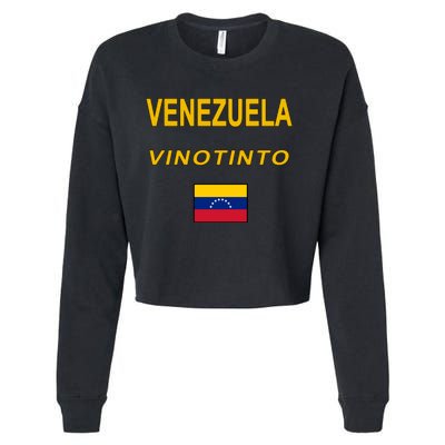 Venezuela Vinotinto Seven Stars Flag Cropped Pullover Crew