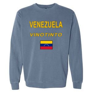 Venezuela Vinotinto Seven Stars Flag Garment-Dyed Sweatshirt